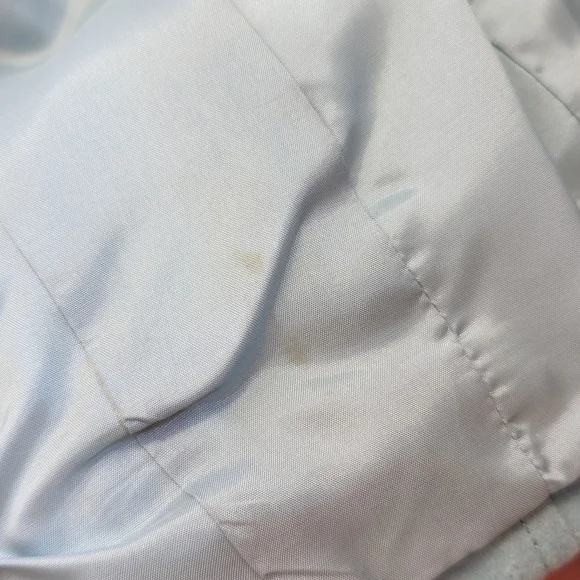 Vintage Women’s Light Blue Wool/Angora Coat Carlisle Size 8 Zip Front - Picture 12 of 16